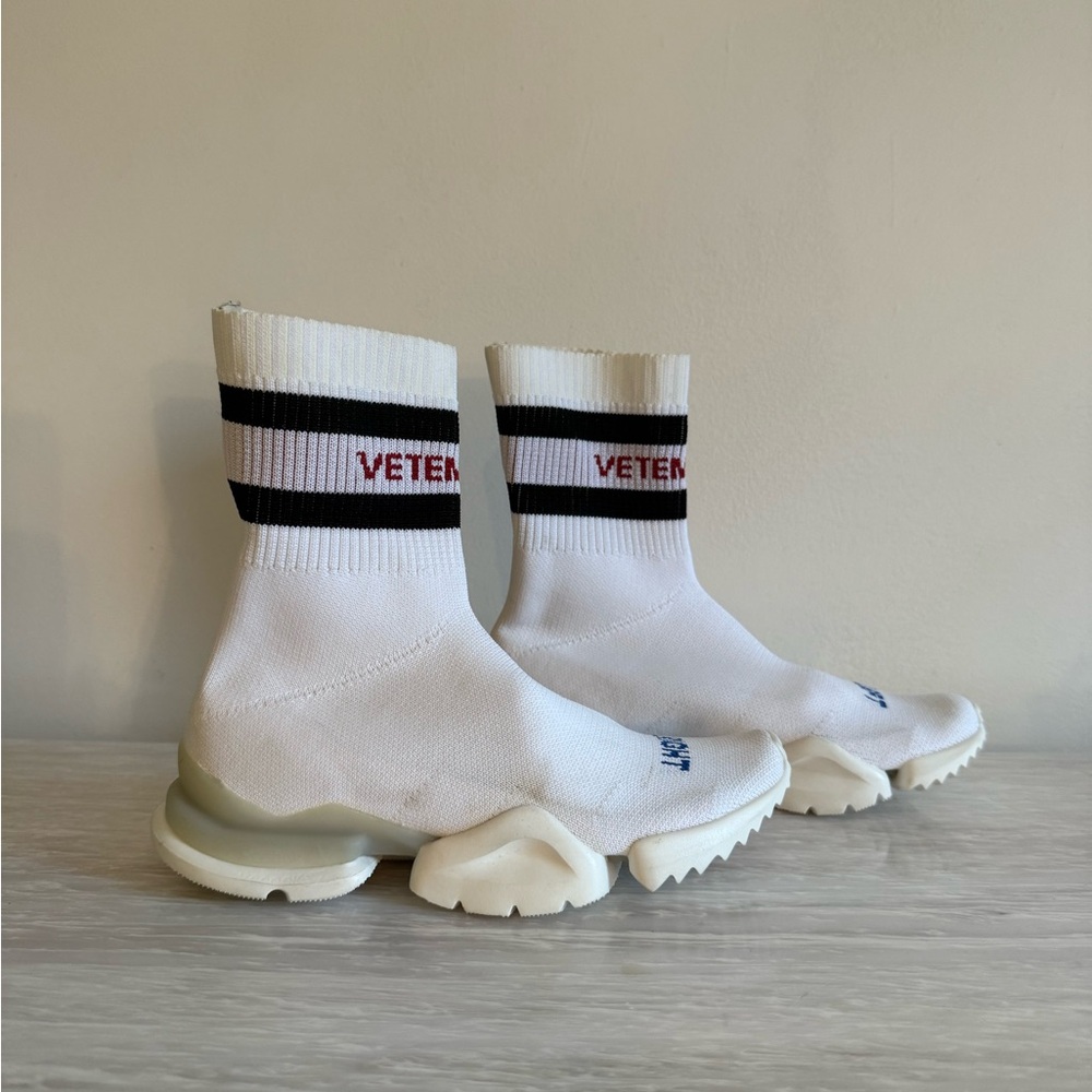 Vetements X Reebok Sock Pump Sneakers (White)